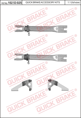 Regulacja szczęk hamulcowych QUICK BRAKE 102 53 025