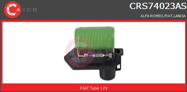 Rezystor wentylatora chłodnicy CASCO CRS74023AS