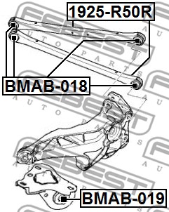 Tuleja wahacza FEBEST BMAB-019