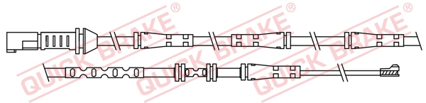 Czujnik zużycia klocków QUICK BRAKE WS 0306 A