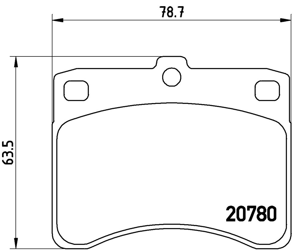 Klocki hamulcowe BREMBO P 16 003