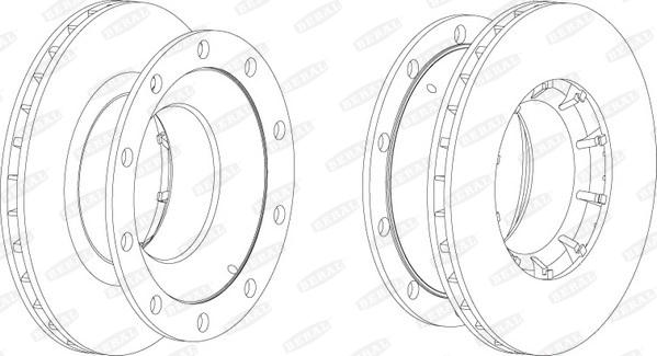 Tarcza hamulcowa BERAL BCR172A