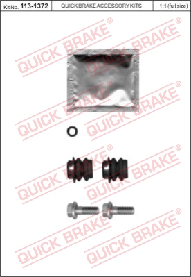 Zestaw naprawczy zacisk hamulcowy QUICK BRAKE 113-1372