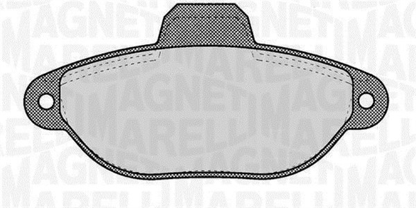 Klocki hamulcowe MAGNETI MARELLI 363916060220