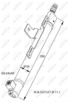 Osuszacz klimatyzacji NRF 33305