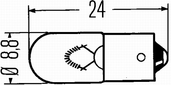 Żarówka światła postojowego HELLA 8GP 002 068-131