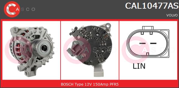 Alternator CASCO CAL10477AS