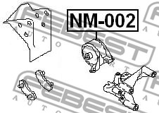 Poduszka silnika FEBEST NM-002