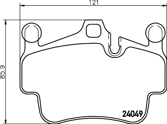 Klocki hamulcowe HELLA 8DB 355 014-161