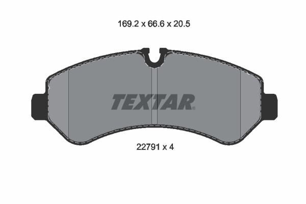 Klocki hamulcowe TEXTAR 2279101