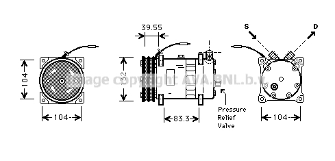 Kompresor klimatyzacji AVA QUALITY COOLING UVAK113