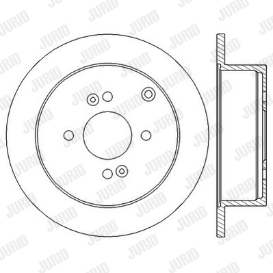 Tarcza hamulcowa JURID 562551JC
