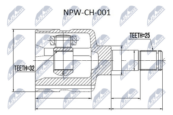 Przegub NTY NPW-CH-001