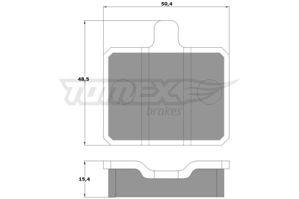 Klocki hamulcowe TOMEX BRAKES TX 10-25