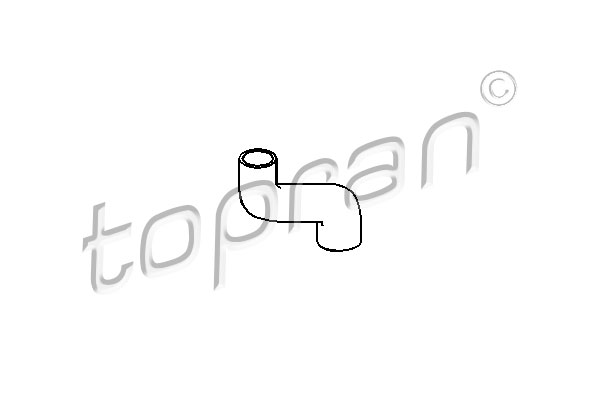 Przewód układu chłodzenia TOPRAN 205 721