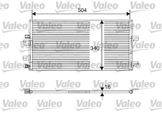 Skraplacz klimatyzacji VALEO 817687