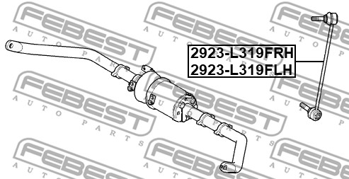 Łącznik stabilizatora FEBEST 2923-L319FLH