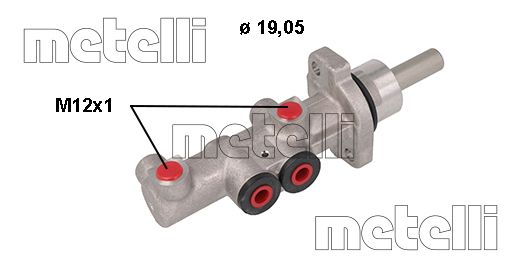 Pompa hamulcowa METELLI 05-1117