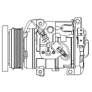 Kompresor klimatyzacji DELPHI CS20508
