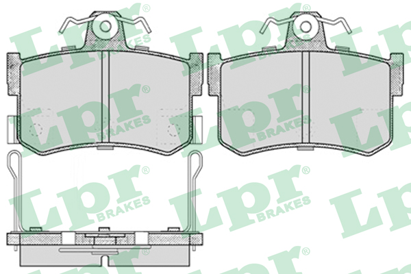 Klocki hamulcowe LPR 05P654