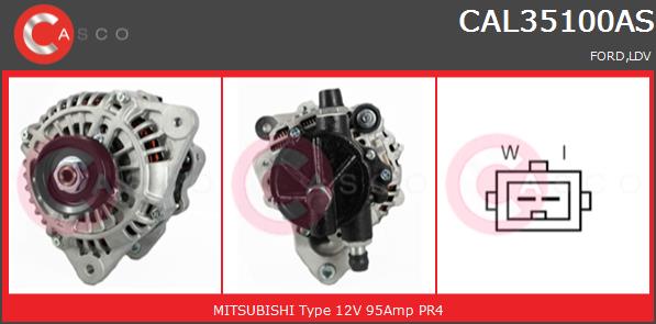 Alternator CASCO CAL35100AS