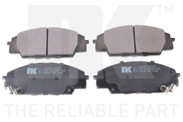 Klocki hamulcowe NK 222655