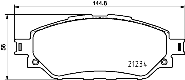 Klocki hamulcowe HELLA 8DB 355 037-801