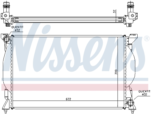 Chłodnica NISSENS 60301A