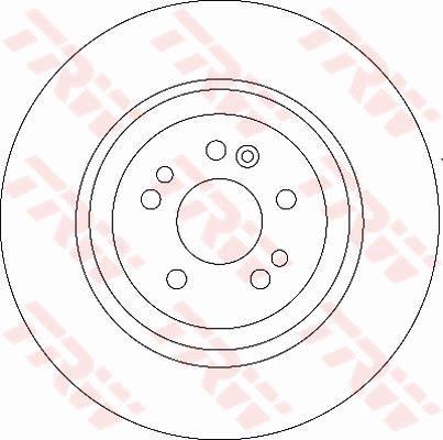 Tarcza hamulcowa TRW DF4222S