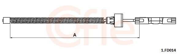 Cięgło, hamulec postojowy COFLE 92.1.FD014