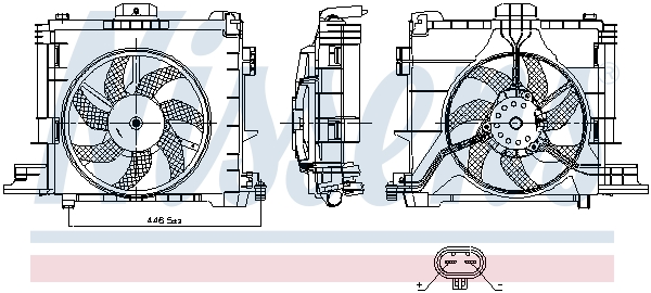 Wentylator NISSENS 850009