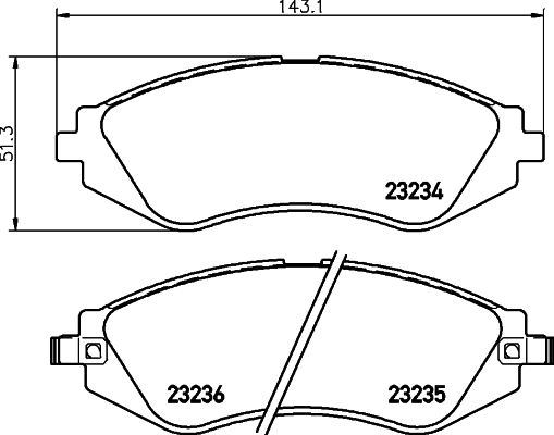 Klocki hamulcowe HELLA PAGID 8DB 355 017-141