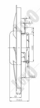 Wentylator ABAKUS 037-014-0022