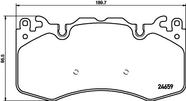 Klocki hamulcowe HELLA 8DB 355 016-151