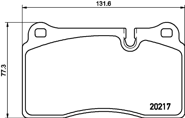 Klocki hamulcowe HELLA 8DB 355 013-201