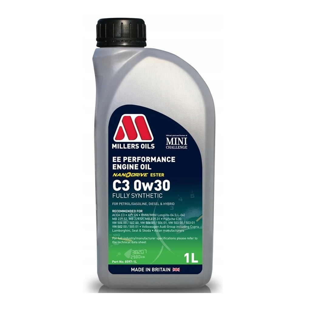 Olej Silnikowy MILLERS EE PERFORMANCE C3 0W30 1L