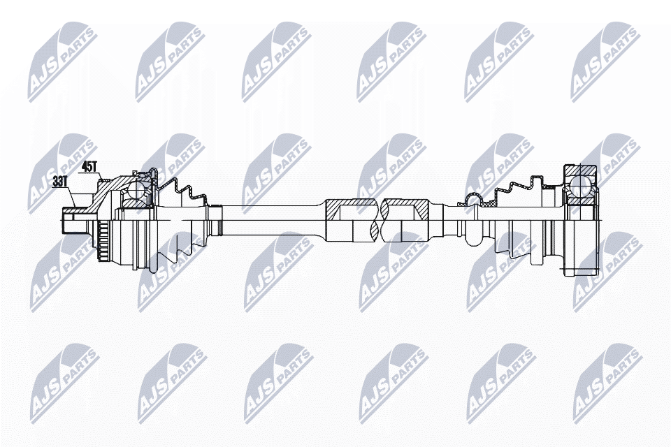 Wał napędowy NTY NPW-AU-040