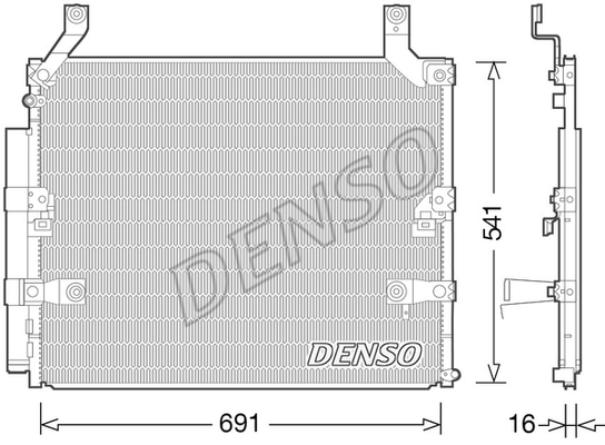 Skraplacz klimatyzacji DENSO DCN50032