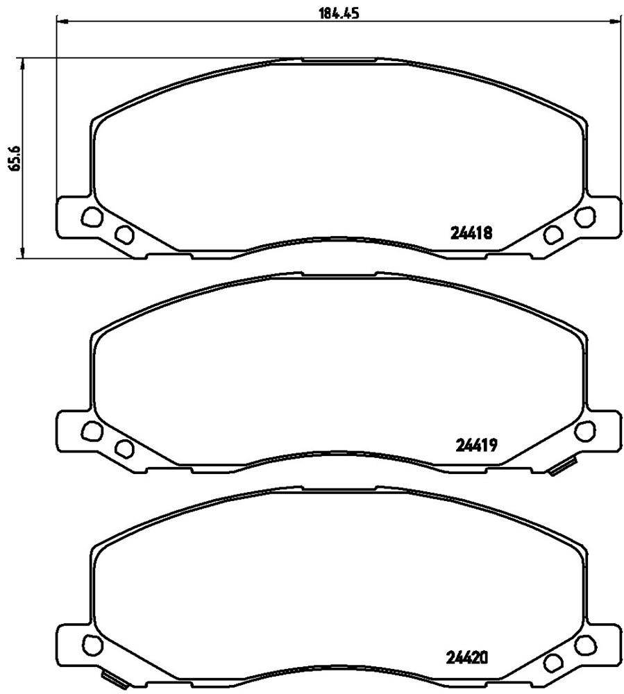 Klocki hamulcowe BREMBO P 59 058