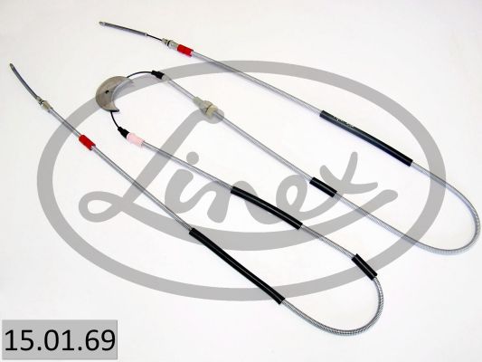 Linka hamulca ręcznego LINEX 15.01.69