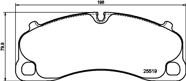 Klocki hamulcowe HELLA 8DB 355 039-991