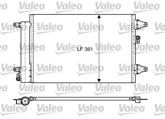 Skraplacz klimatyzacji VALEO 818004