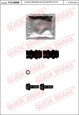 Zestaw naprawczy zacisk hamulcowy QUICK BRAKE 113-0006