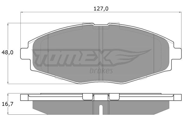 Klocki hamulcowe TOMEX BRAKES TX 10-80