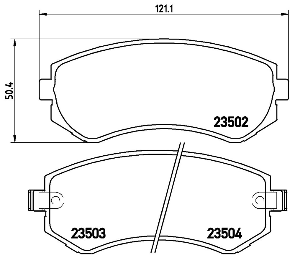 Klocki hamulcowe BREMBO P 56 039