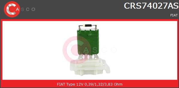 Opornik wentylatora CASCO CRS74027AS