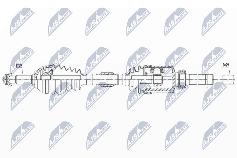 Wał napędowy NTY NPW-NS-130