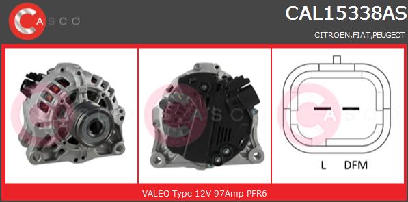 Alternator CASCO CAL15338AS