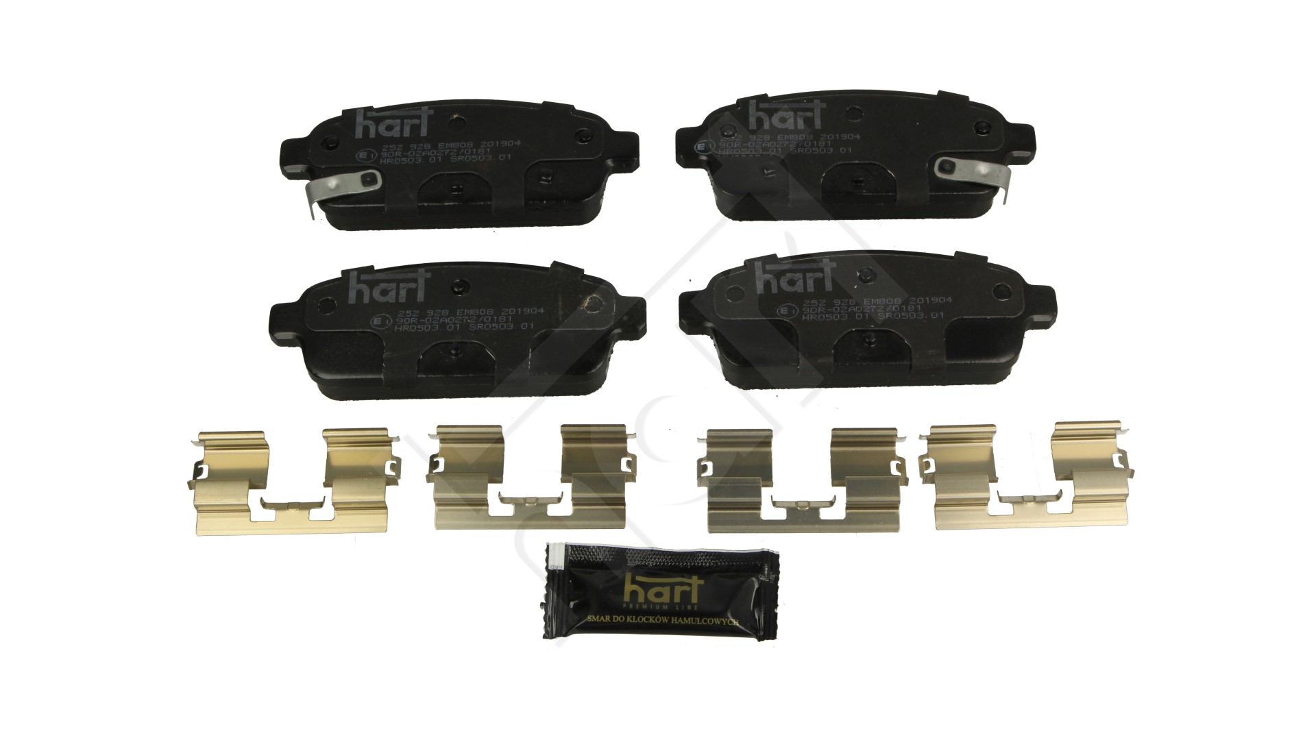 Klocki hamulcowe HART 252 928