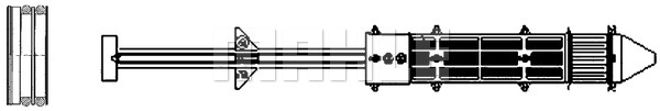 Osuszacz klimatyzacji MAHLE AD 221 000P